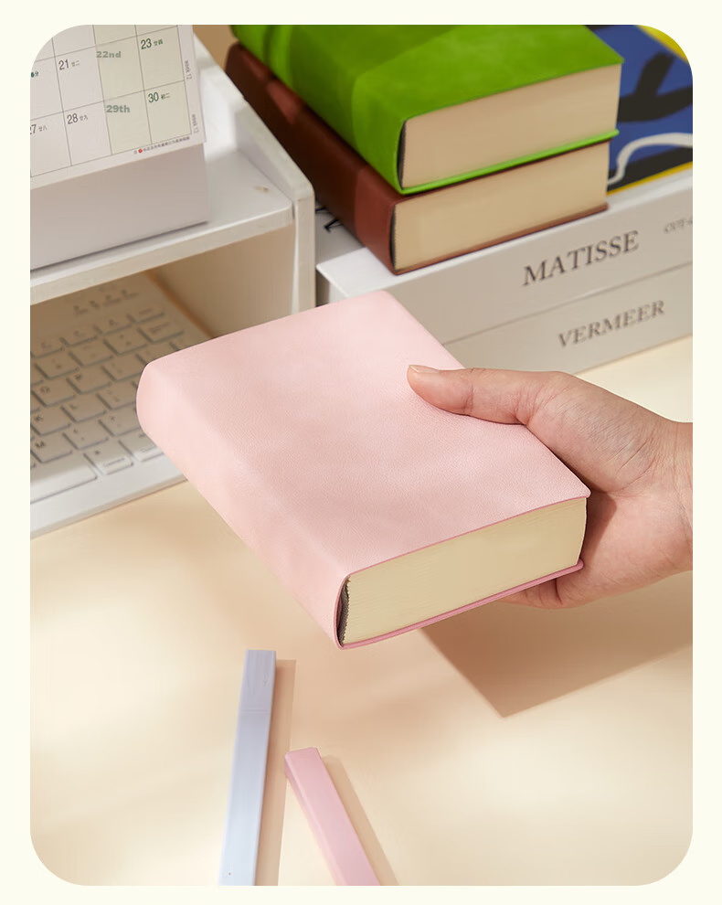 Zuolanzhe B6 Milk Brick Notebook, Extra Thick Soft Cover Diary, Portable Pocket Notebook, Artistic High-Quality Thick Journal, Stamp Collection Book, Memo Pad, Customizable 10