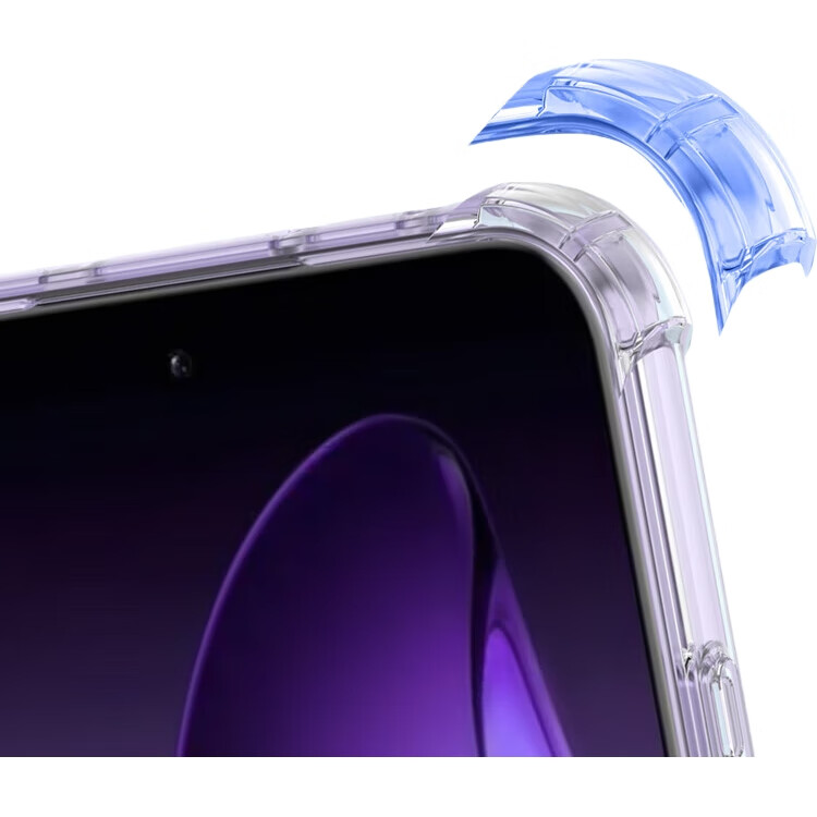 Чехол для телефона LLUNC для OPPO Reno13, противоударный, с защитой камеры, ультратонкий TPU, полностью прозрачный, мягкий, ощущение голого телефона, защита от падений, внешний воздушный амортизатор