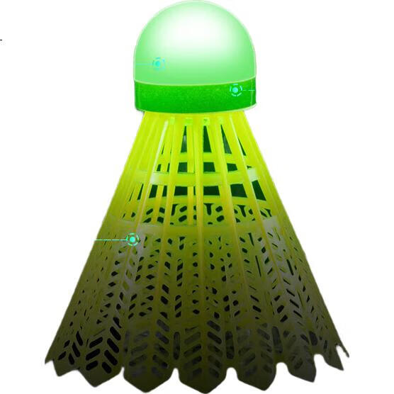 Светящиеся воланчики для бадминтона Deli с LED-подсветкой, набор из 2 штук, для игр на открытом воздухе, подарок для детей