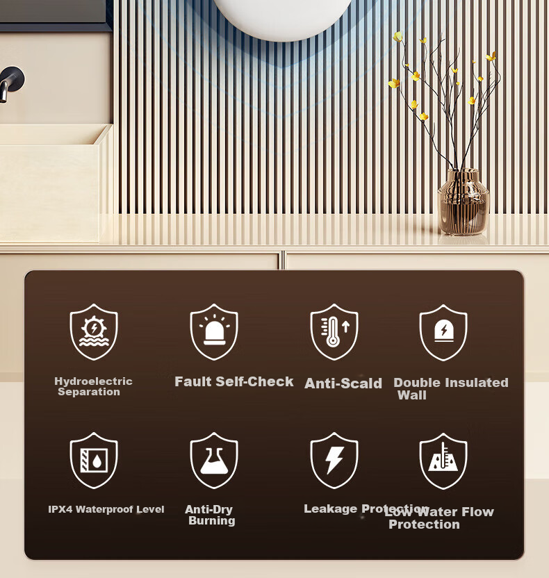 Westinghouse [Xiaobaiyulan] Instant Electric Water Heater, [On-Site Installation], 6500W Ultra-Thin Kitchen Treasure, Constant Temperature Rapid Heating, Rental Apartment Electric Hot Water Faucet DSKH65331 19
