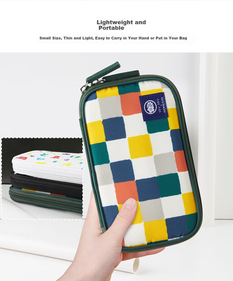 KOKUYO SOUSOU Collaboration Pancase Stationery Pencil Case Large Capacity Pencil Storage Box Japanese Kana, 1 Piece, WSG-PC1X132 6