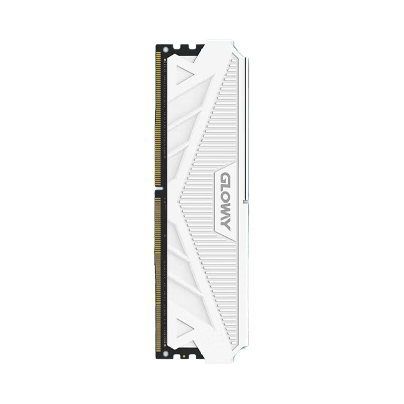 Gloway 16GB DDR4 3600 Desktop Memory Module, Tianche RAM Bar, Premium Chips, CL18, Moonlight White, AI Computer Accessory Upgrade