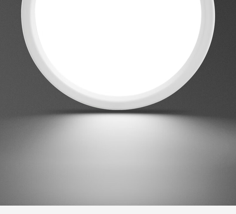 Foshan Lighting (FSL) LED Ultra-thin Surface-mounted Downlight Ceiling Spotlight Corridor Light Ceiling Lamp White Shell 4-inch 14W Diameter 135mm Cool White (6500K) 1