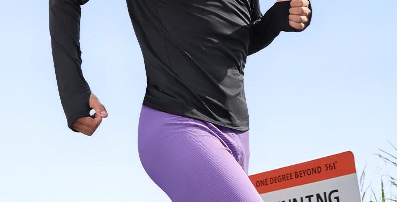 361° Men's T-Shirt Autumn Winter New Sports Outdoor Running Fitness Quick-Dry Crew Neck Long Sleeve Top 652532103-4 4