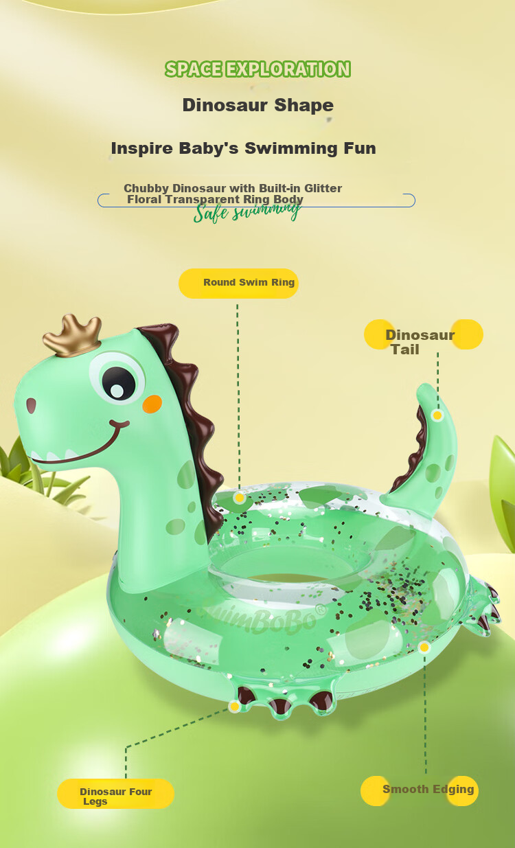 Swimbobo Children's Inflatable Swim Ring, Armpit Float for Kids And Teens, Beginner Swimming Ring K5104 4