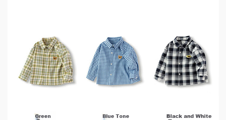 BALABALA Children's Clothing, Baby Long-Sleeve Shirt, Boys' Autumn Plaid Jacket, Ultra-Soft Velvet, Skin-Friendly And Comfortable, 208325102103 8