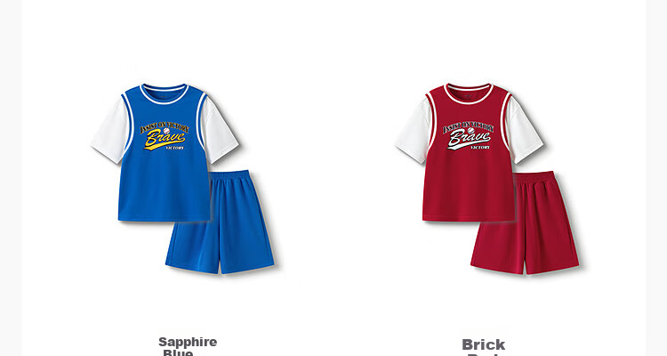 BALABALA Children's Short-Sleeve Set 2025, Boys' Summer Outfit for Young And Middle-Aged Children, Two-Piece Set, Fashionable Sportswear, 208225119107 9