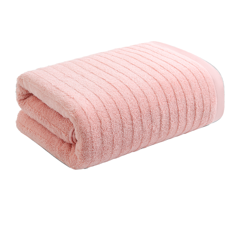 Wuyinliangpin Towel, 7A Grade Antibacterial, Xinjiang Cotton, 100% Pure Cotton, Low Shedding, Adult Thick Bath Towel, Crystal Pink, Sports