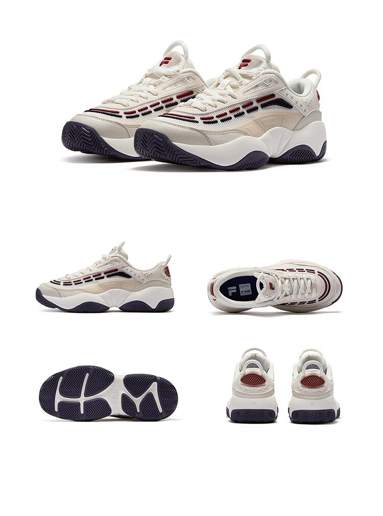 FILA FUSION Men's FIRE Flame Basketball Shoes Autumn New Sports Shoes 4