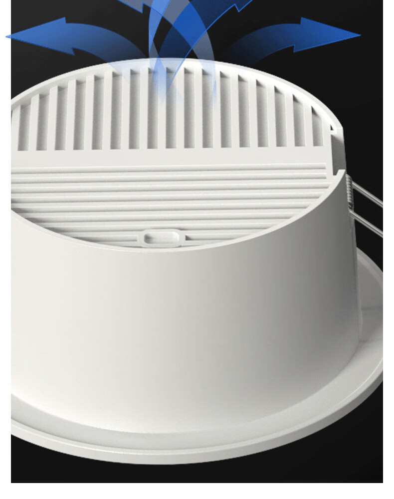 CHNT Ultra-thin LED Downlight Anti-glare Recessed Non-main Light Office Hole Light 90 CRI 12W 4000K Neutral Light 9.5cm Cutout 17
