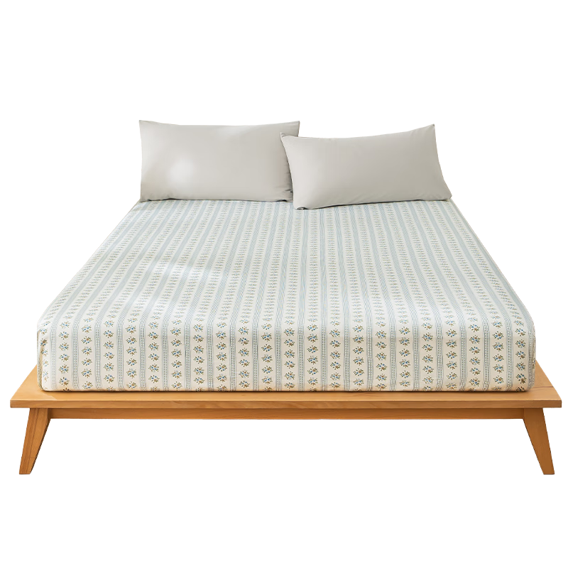 JD Original Lao Gubu Fitted Sheet Single Piece, Class A Skin-Friendly, Breathable And Comfortable, Durable for 1.8m Bed, Huadia