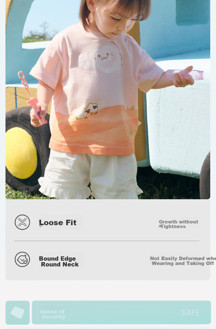 BALABALA Children's Clothing, Baby Short-Sleeve T-Shirt, for Boys And Girls, 2026 New Summer Style, Infant Top, Pure Cotton Clothes for Boys 4