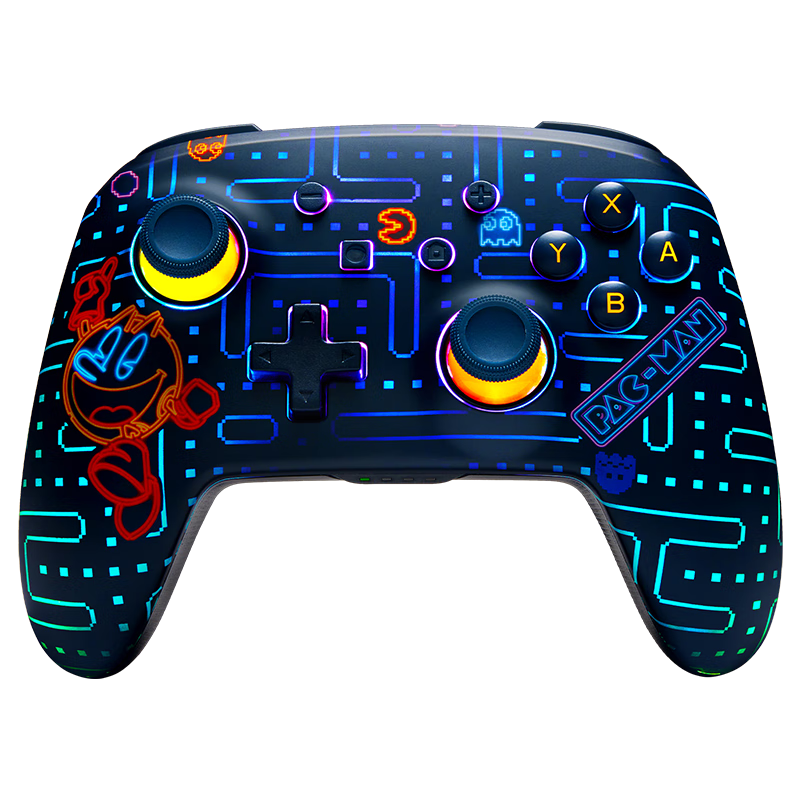 PowerA Officially Licensed Nintendo Switch Controller, Switch 2 Controller, NS2 Bluetooth Motion Sensor, Mario, Zelda, Pokemon, RGB Lighting Effects, Tetris Controller