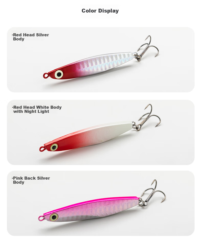 Wei Lianmeng 7g 6-Pack Lead Fish Iron Plate Long-Distance Casting Iron Plate Lure Full-Swimming Layer Lure Imitation Flash Fish Bait Fishing Tackle 8