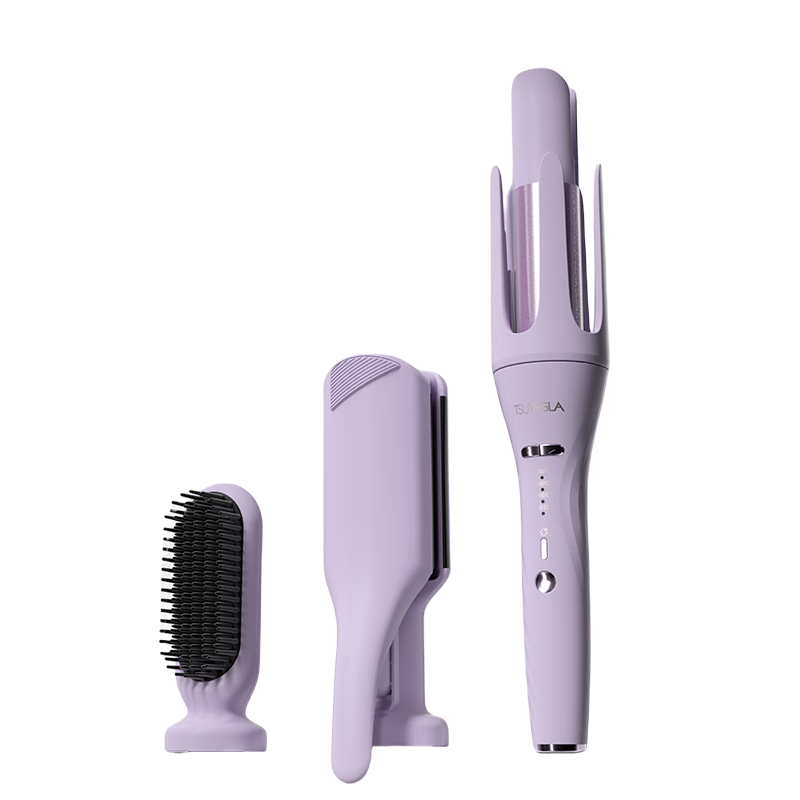 Cuiya 3-in-1 Negative Ion Automatic Curling Iron 32mm Large Barrel Long-lasting Styling Damage-free Straightening Comb T313 Mother's Day Gift