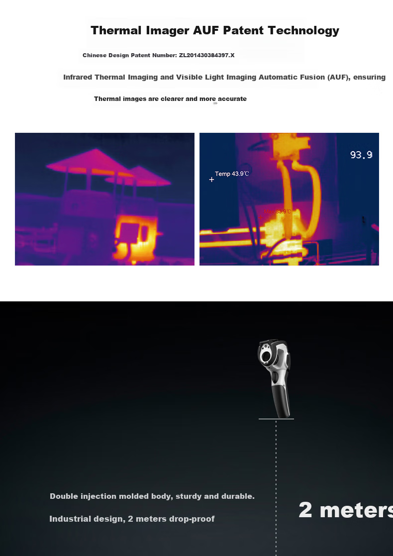 CEM T-165P Infrared Thermal Imager Pocket Thermal Camera Industrial Temperature Measurement Floor Heating Leak Detector Mainboard Inspection Instrument 7