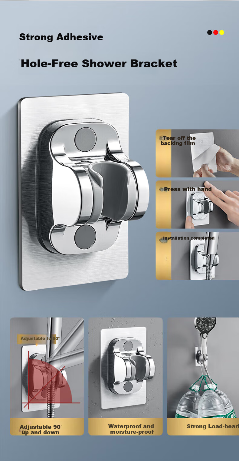 JROR [Germany] High-Pressure Shower Head Set of Three, Bathroom Shower Head And Shower System HL-005 21