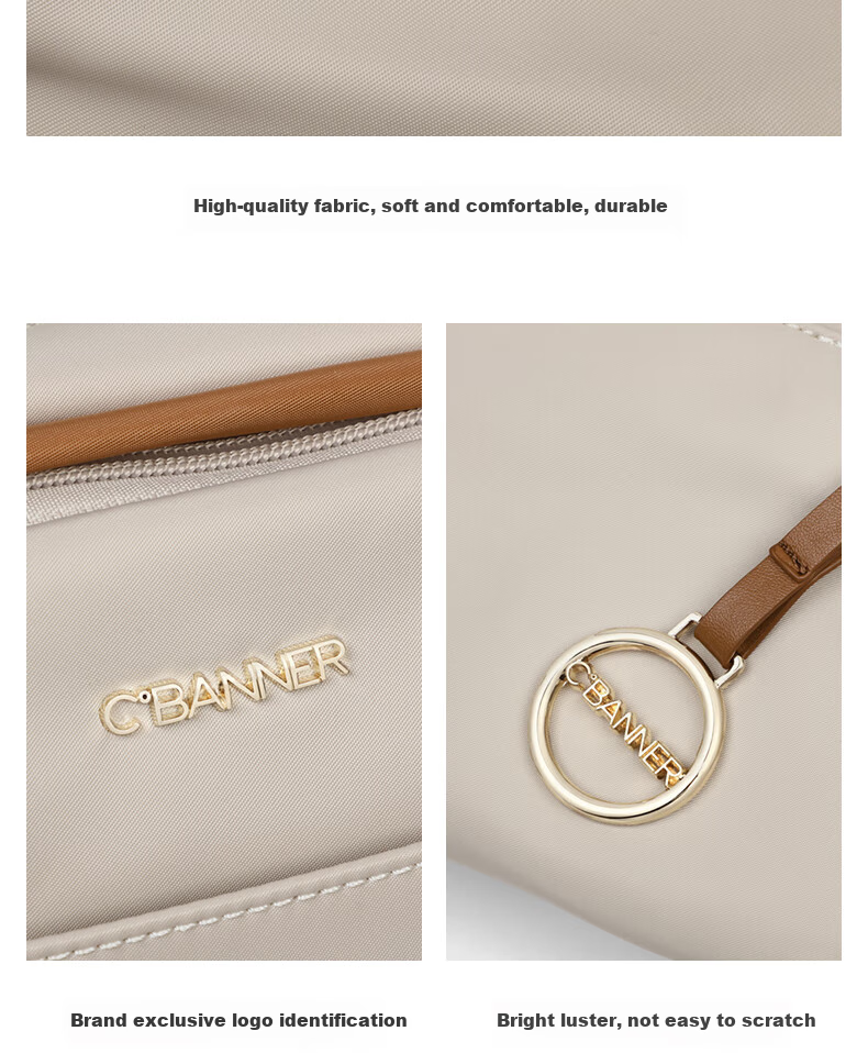 C.BANNER Handbag, Women's Crossbody Bag, Light Luxury Fashion Shoulder Phone Bag, Casual Brand Birthday Gift for Girlfriend on May 20 5
