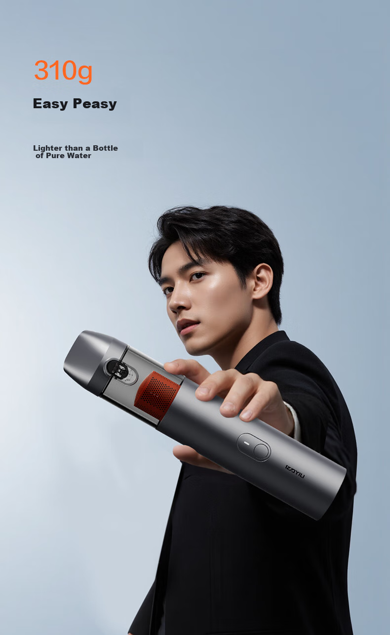 Yili Car Vacuum Cleaner, Portable Desktop Vacuum Cleaner, High-Power Vacuum Cleaner, Wireless Handheld Vacuum Cleaner for Home And Car Use, Integrated Suction And Blowing Function, Suitable for Bedding, Carpets, Pet Hair, And Cat Lint Removal 9