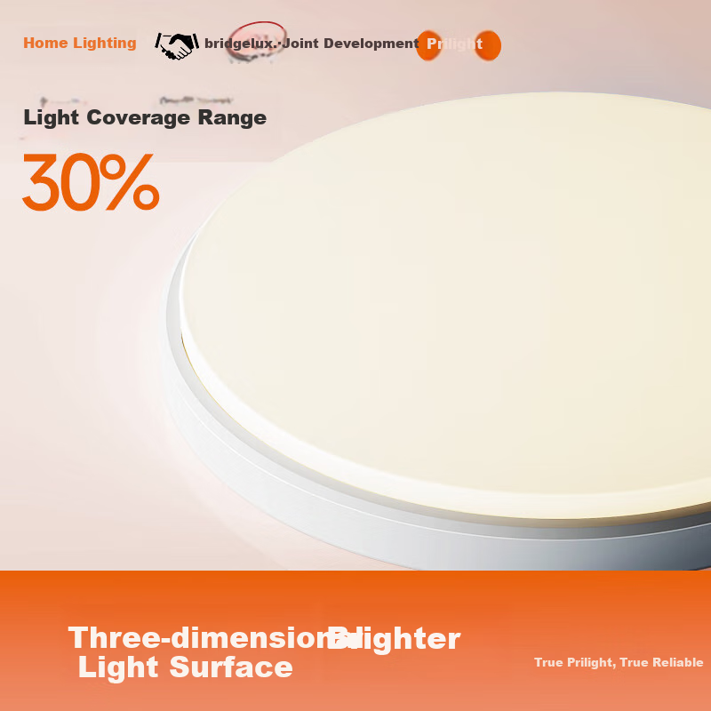 GUJIA LED Ceiling Light Simple Balcony Hallway Living Room Bedroom Eye Protection Puri Lighting Fixture Three Colors [Installation Included]