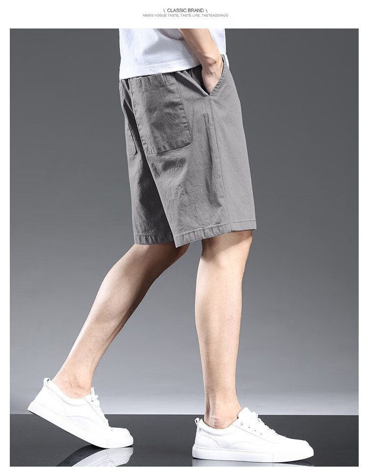 Zengzhi 2026 Summer Lightweight Casual Men's Shorts Fashion Sports Loose Straight Five-Point Pants Versatile Mid-Length Men's Trousers 15
