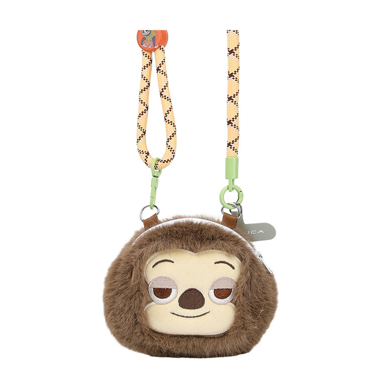 Disney Mayor Sheep Plush Cartoon Earphone Bag Coin Purse Phone Crossbody Strap Lanyard 16