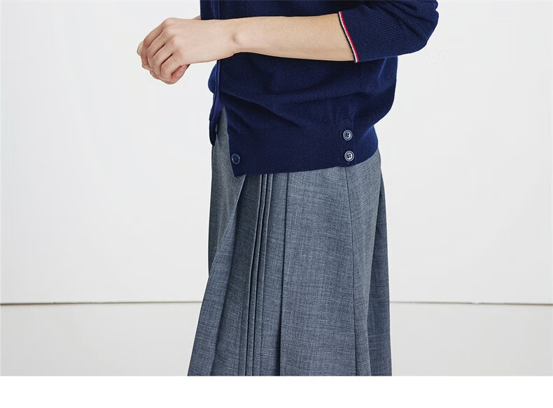 Navy Sail Italy Small Sailboat Women's Knitwear 100% Wool Cardigan Sweater Jacket 2334092021 Blue S 19