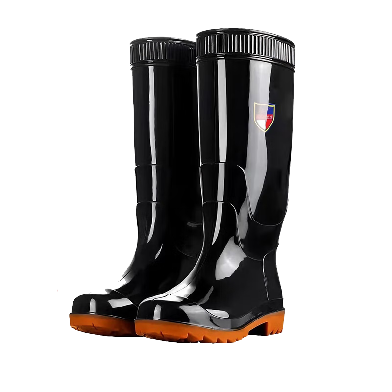 Shuangxingbate Rain Boots for Men And Women, Adult Non-Slip Rubber Overshoes, High-Top Mid-Calf Waterproof Shoes, Size 42