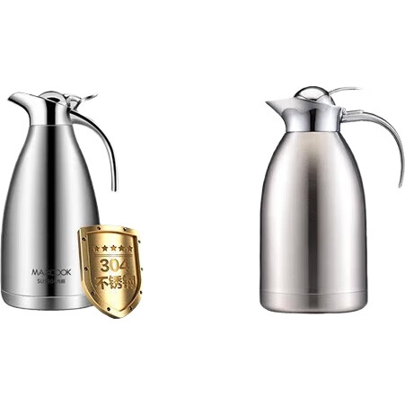 Термос MAXCOOK MCH-055, 2л, нержавеющая сталь 304, для горячей воды, бойлер