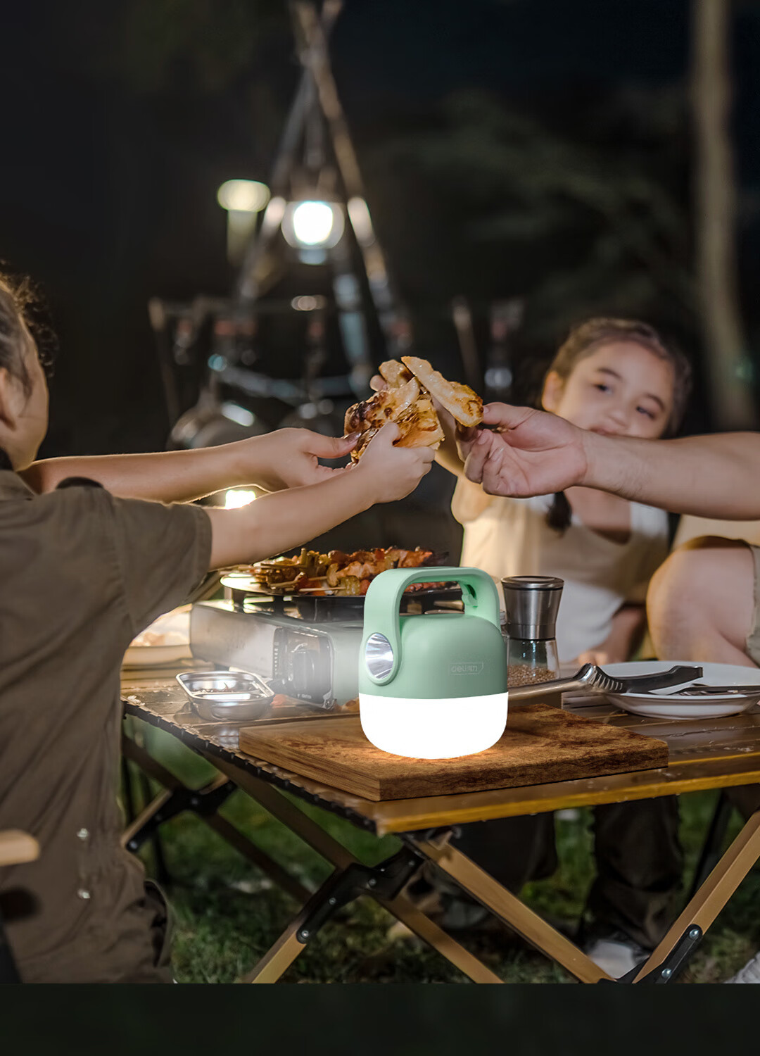 Deli Night Market Stall Rechargeable Outdoor Hanging Tent Camping Emergency Worksite Light 1