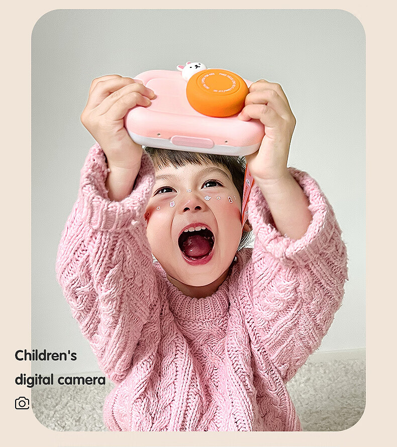 KIDDYCOLOR Children's Cartoon Camera Digital CCD Student Toy Dual Camera Touchscreen WIFI Transfer Girls' Birthday Gift 2