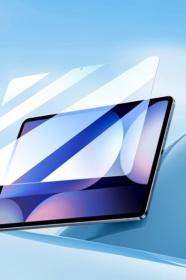 BIAZE Compatible with Samsung's 2025 New Tab S10+/S9+ High-Definition Tempered Glass Screen Protector, Samsung Galaxy Tab S10+ Tablet 12.4-Inch Anti-Scratch Strong Anti-Fingerprint Protective Film 2