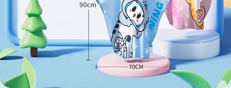 Li-Ning Bath Towel, Wearable Cape, Absorbent And Quick-Drying, for Boys And Girls, Swimming-Specific Bathrobe, Beach Towel for Seaside Use 37