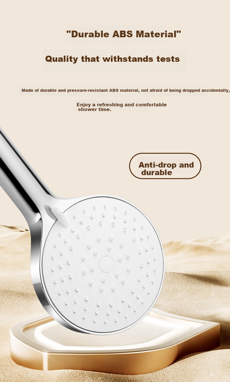 ARROW Shower Head, Elegant White Color, Multi-Functional Household High-Pressure Bathing Handheld Shower Head, Back Spray Handheld 11