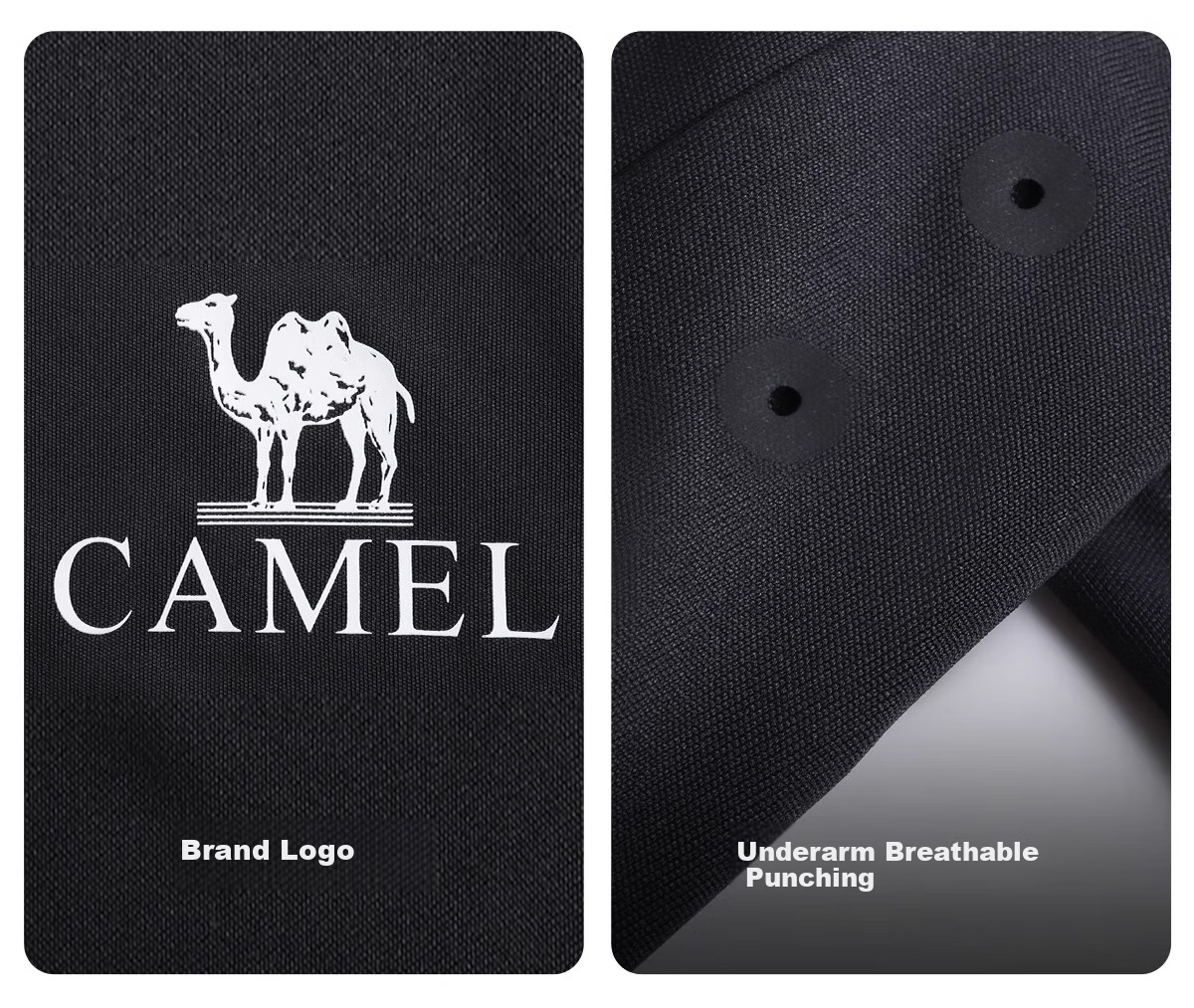 CAMEL Men's T-Shirt, Versatile Round Neck Short Sleeve, Quick-Dry Breathable Solid Color Top Undershirt Half Sleeve for Women, 1060 S 20