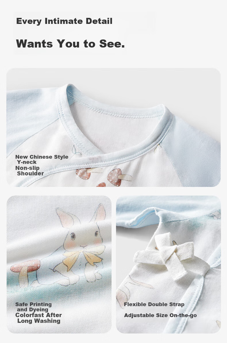 Shiyuejiejing Baby Summer Thin Gauze Romper, Unisex Infant Onesie Bodysuit 25