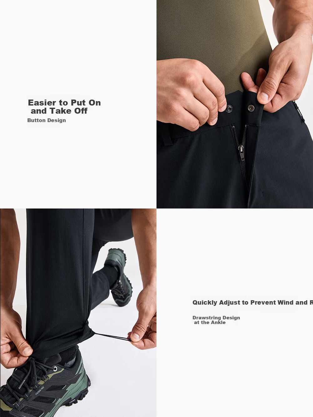KAILAS T9 Quick-Dry Pants for Women, CORDURA Lightweight Quick-Dry Wear-Resistant Outdoor Moisture-Wicking Hiking Trousers 7