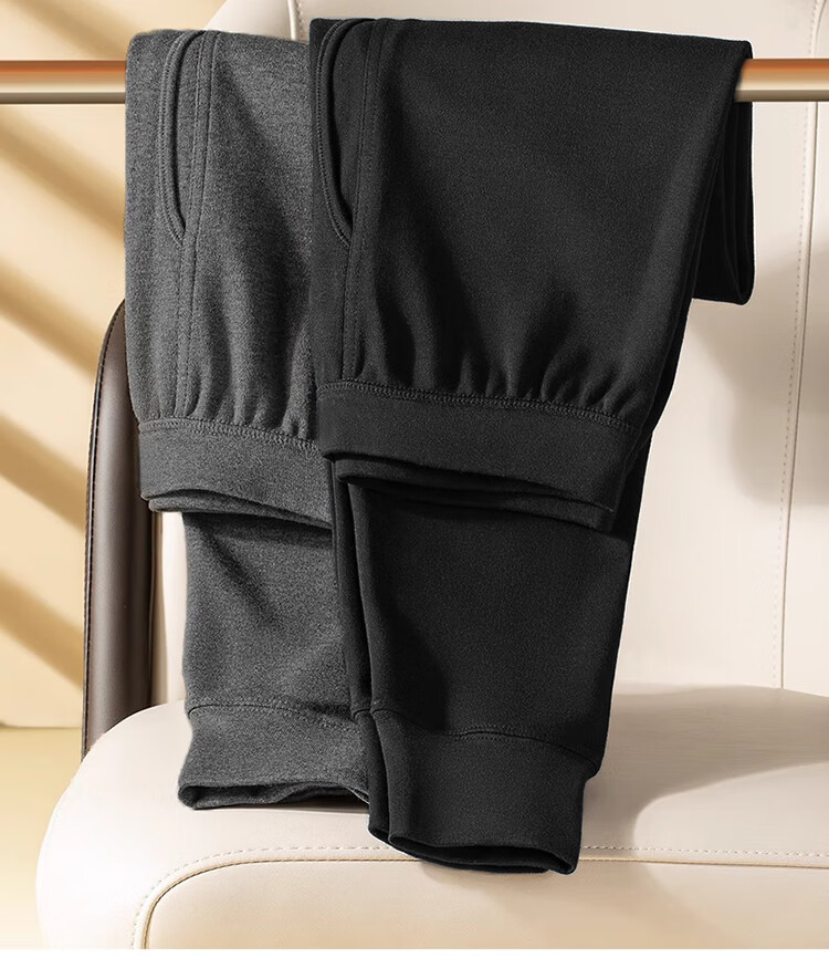 Dushiliren Men's Autumn Long Johns, Pure Cotton 10A Antibacterial Cotton Thermal Underwear, Thin Base Layer Pants for Winter Wear 3