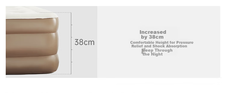 Naturehike Built-in Pump Inflatable Camping Mattress Outdoor Air Bed Home Sleeping Pad 8
