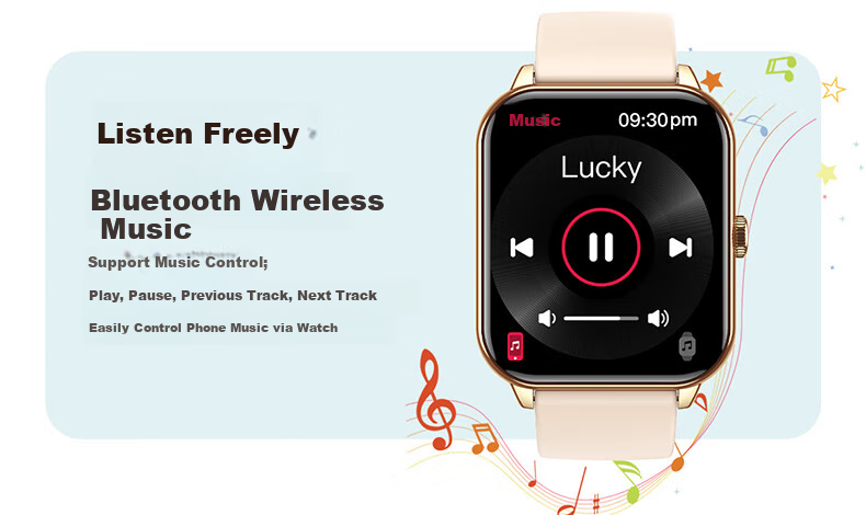 ATQ Smart Watch for Women, Bluetooth Phone Watch, Multifunctional Sports Heart Rate Monitor, New Year's Birthday Valentine's Day Gift for Girlfriend 21