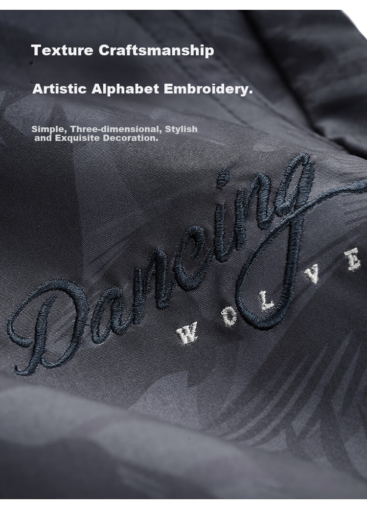 DANCING WOLVES [National Trend All-Over Print] Summer Quality Dark Pattern All-Over Print Loose Breathable Casual Shorts for Men, 102 Dark Blue, Size 32 4