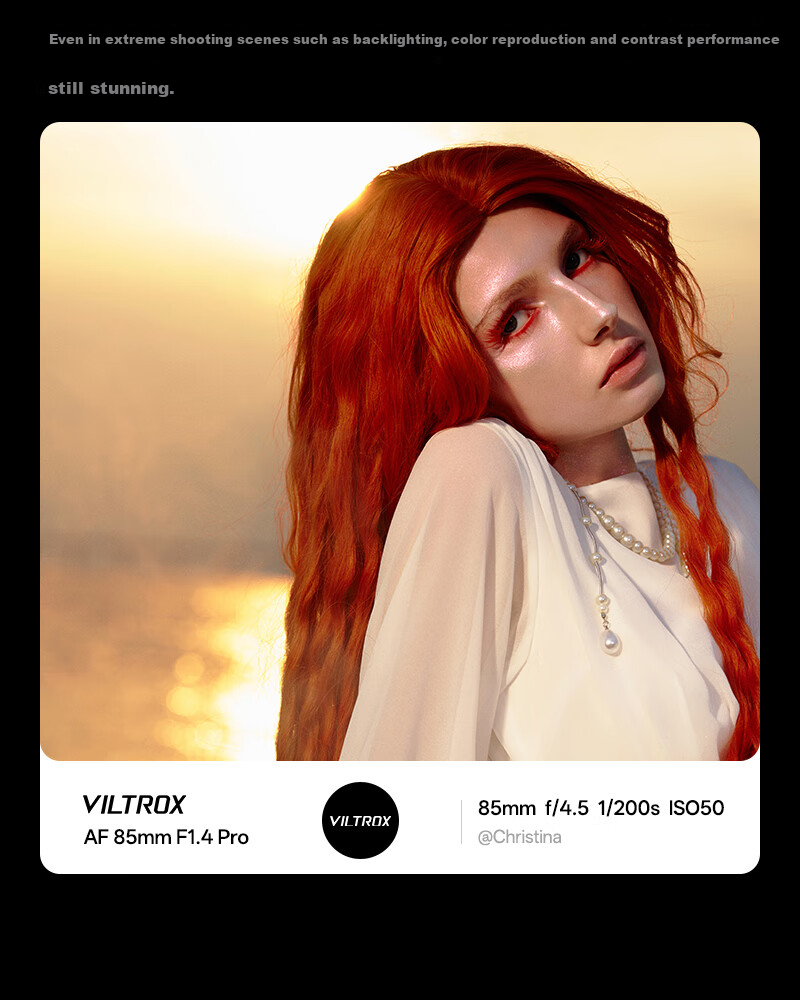VILTROX AF 85mm F1.4 Pro FE Sony Full-Frame Auto Focus Large Aperture Medium Telephoto Prime Portrait Lens Suitable for A7M4 A7C2 Mirrorless Cameras 5