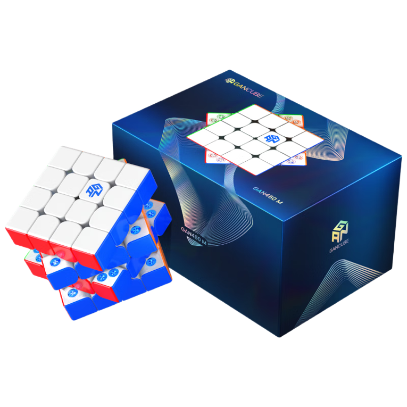 GAN Magic Cube 4x4 Children's Educational Toy, Magnetic Smooth Professional Competition Enlightenment Birthday Gift 460MV2UV