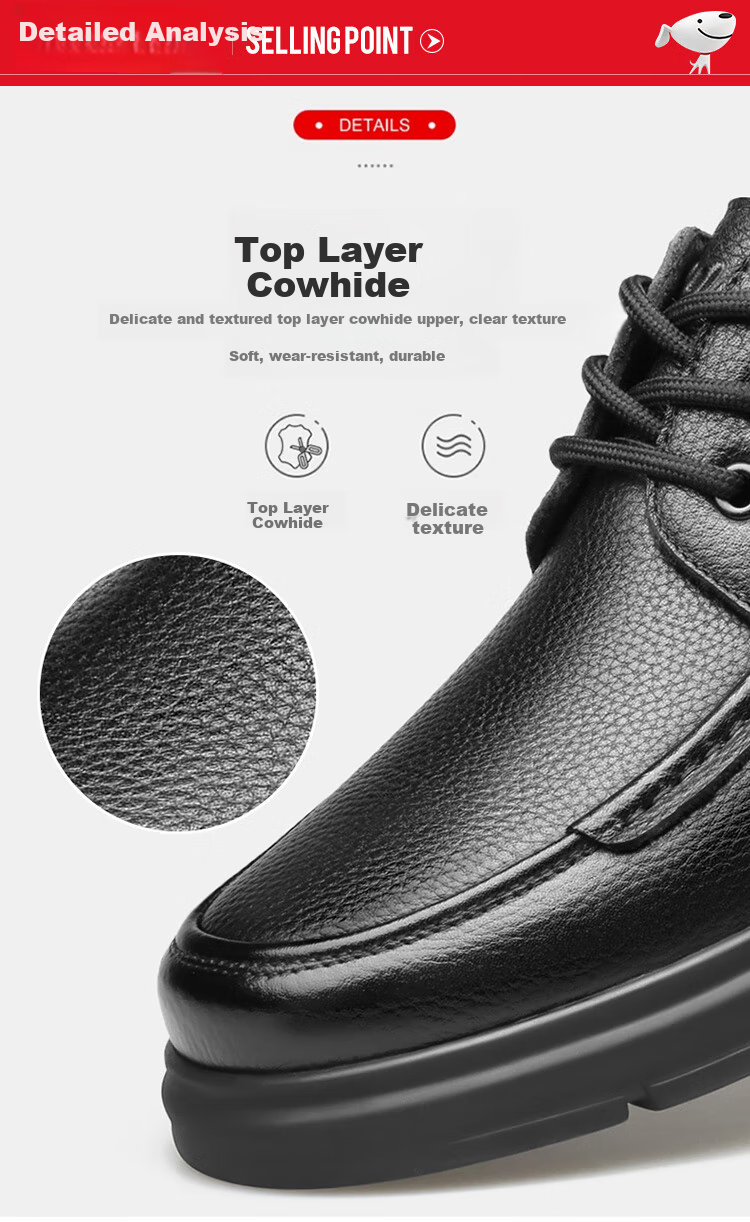 EGCHI Men's Leather Shoes, Business Casual Shoes, Top-Grain Cowhide Work Driving Shoes, J7275, Black, Size 44 8