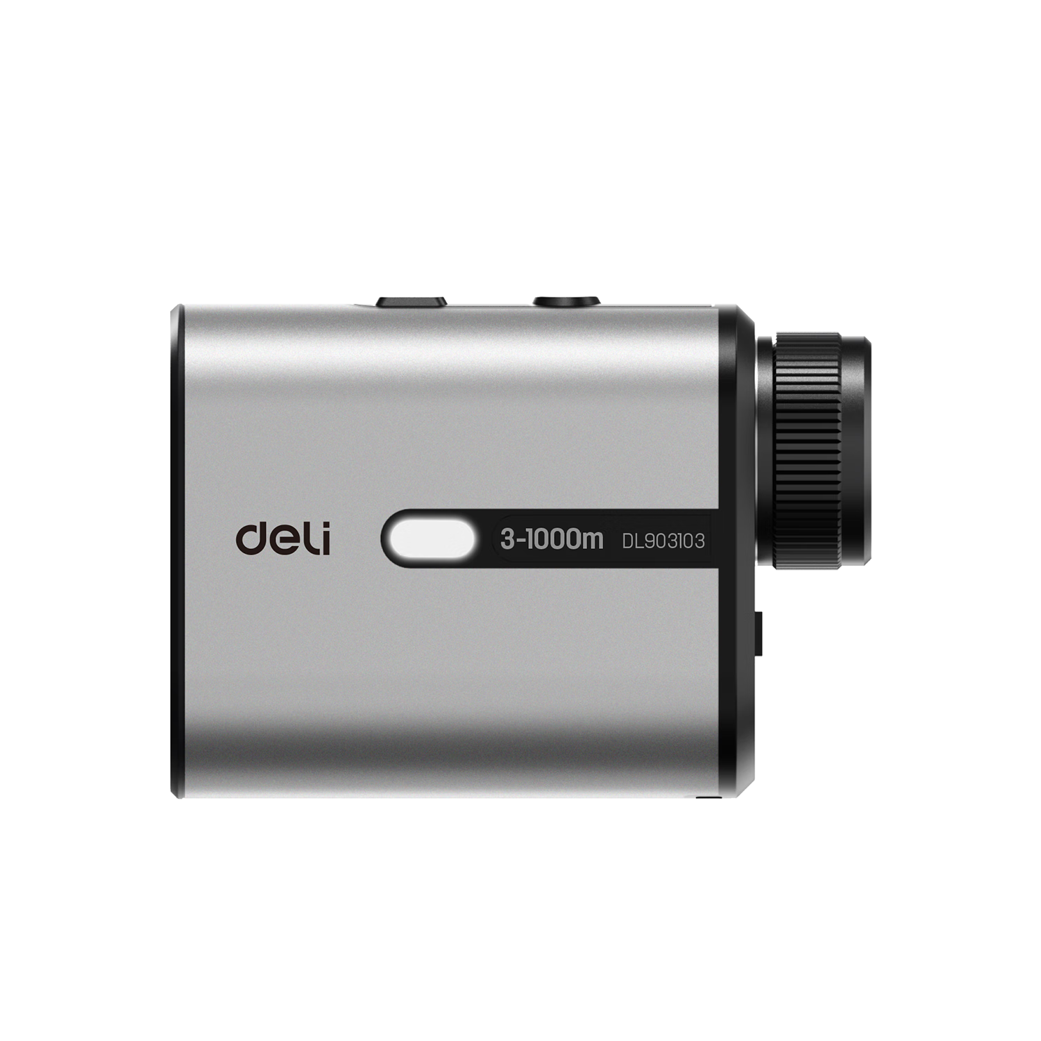 Deli Laser Rangefinder Telescope Aluminum Alloy Outdoor Handheld High Magnification Electronic Distance Meter Ultra-clear Golf 1000m
