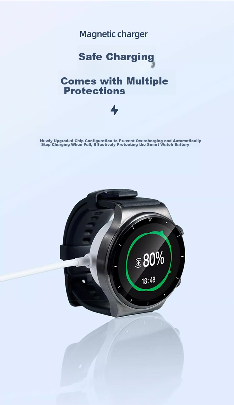 BIAZE Magnetic Fast Charging Dock Compatible with Huawei Watch Type-C Charger Set for Watch5/4/3/Pro/GT6/GT5/GT4/GT3/Pro/GT2pro/D2/FIT4 7