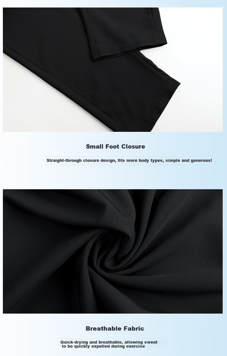 BURUITE Men's Summer Sports Pants Ice Silk Quick-Dry Lightweight Casual Fitness Running Loose Cropped Woven Pants for Physical Exam 13
