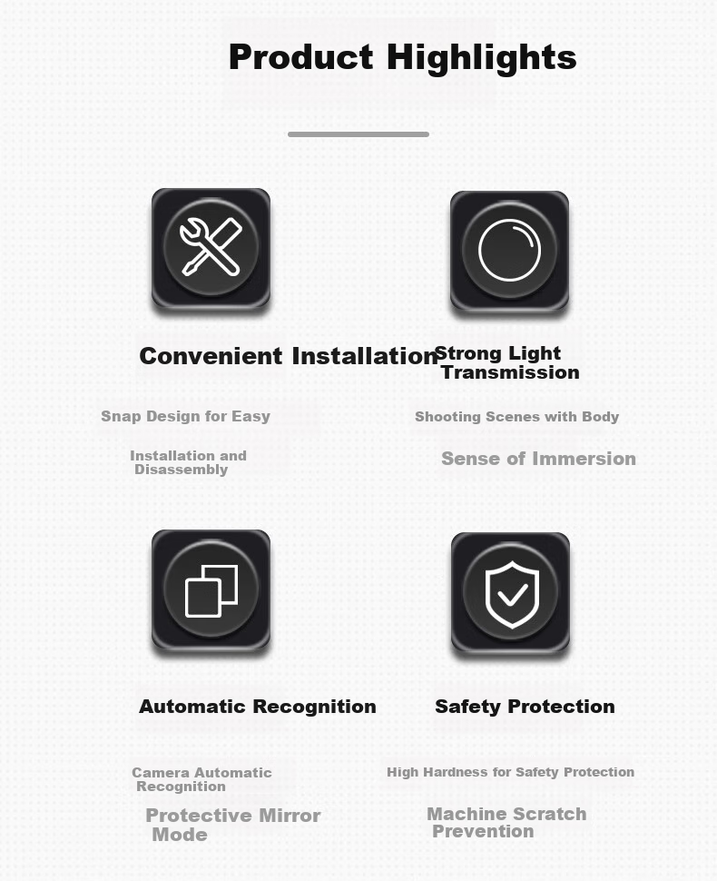 Qiye Lens Protector, Tempered Glass Film, Glass Protective Case, Suitable for Insta360 X5 Panoramic Camera Accessories, Instax5 Protective Cover, Glass Version X5 2