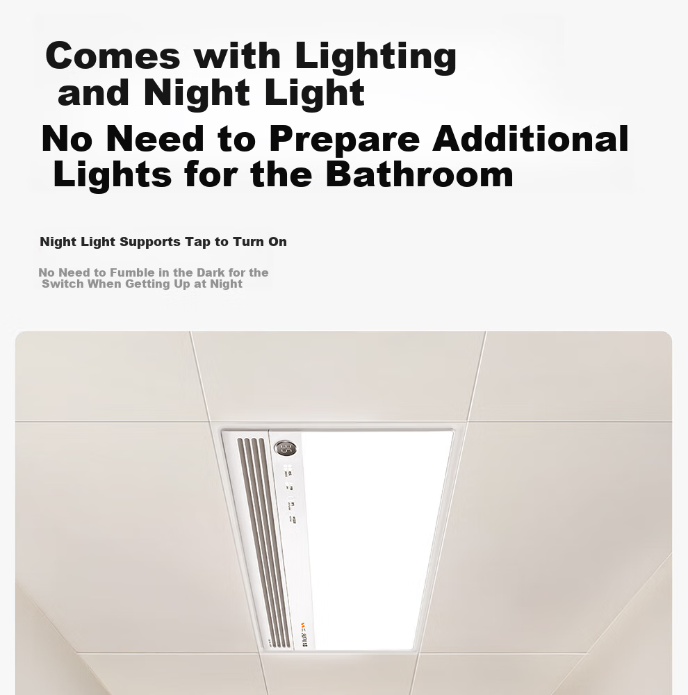 AUPU Smart Bathroom Heater Hot Wave Series Intelligent AI Constant Temperature Scheduling Warm Room Wind Heating Exhaust Lighting Integrated SE2 22