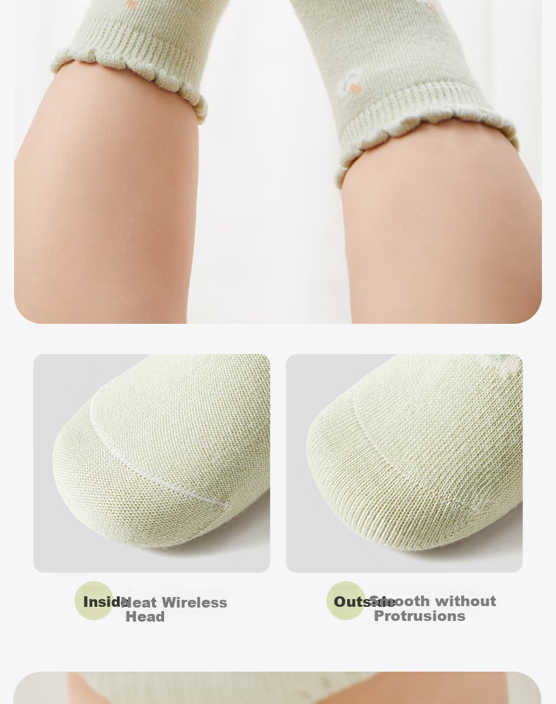 Shiyuejiejing Baby Socks, Summer Mid-Calf Socks for Boys And Girls, Newborn Cotton Socks, Breathable Children's Socks, All-Season Class A 11